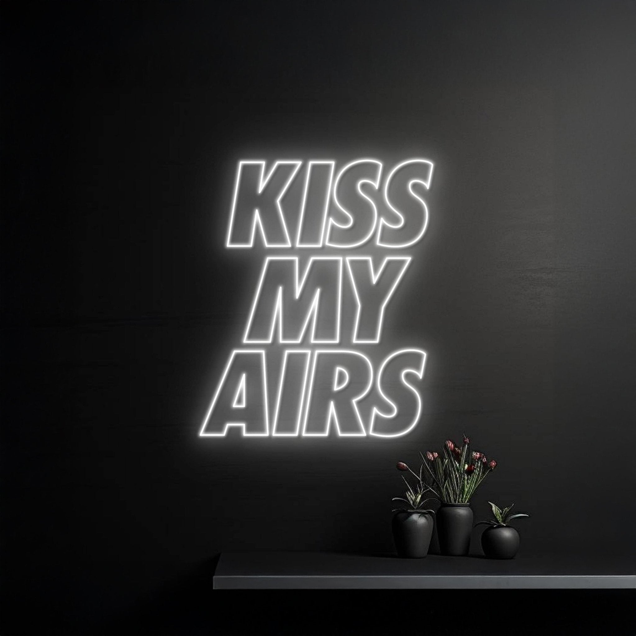 Kiss My Airs Neon Sign - Shineneon