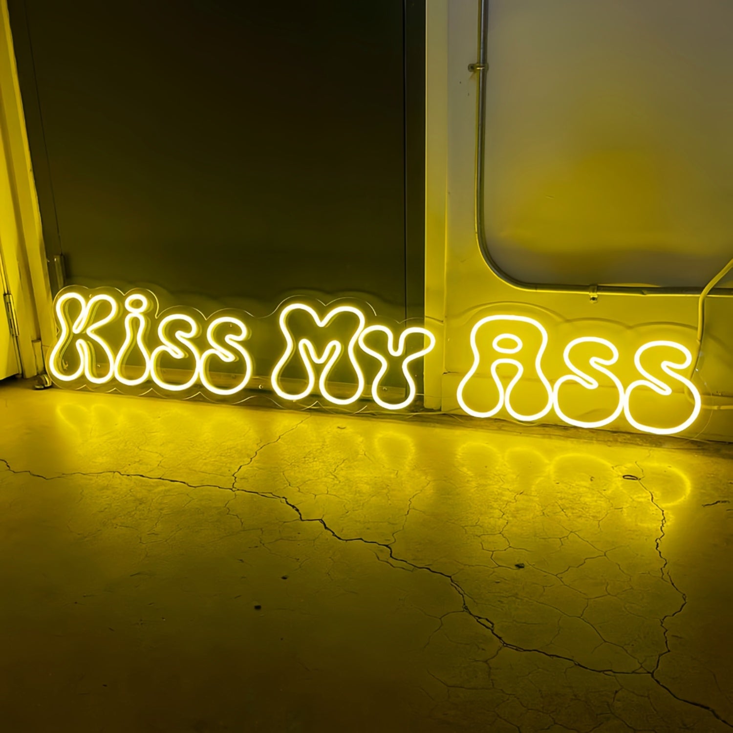 Kiss My Ass Neon Sign Add A Bold Statement To Your Space | Shineneon