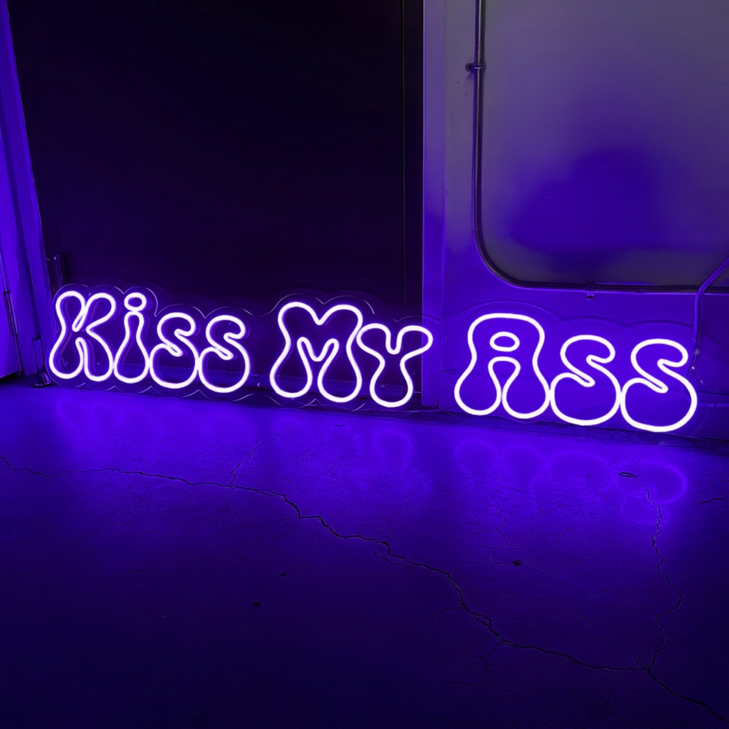Kiss My Ass Neon Sign Add A Bold Statement To Your Space | Shineneon