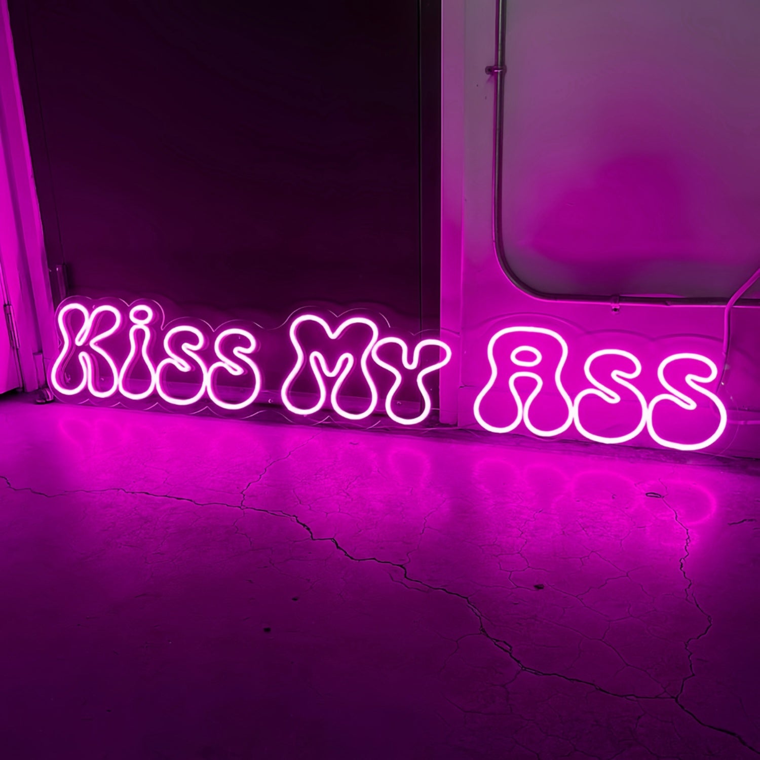 Kiss My Ass Neon Sign Add A Bold Statement To Your Space | Shineneon