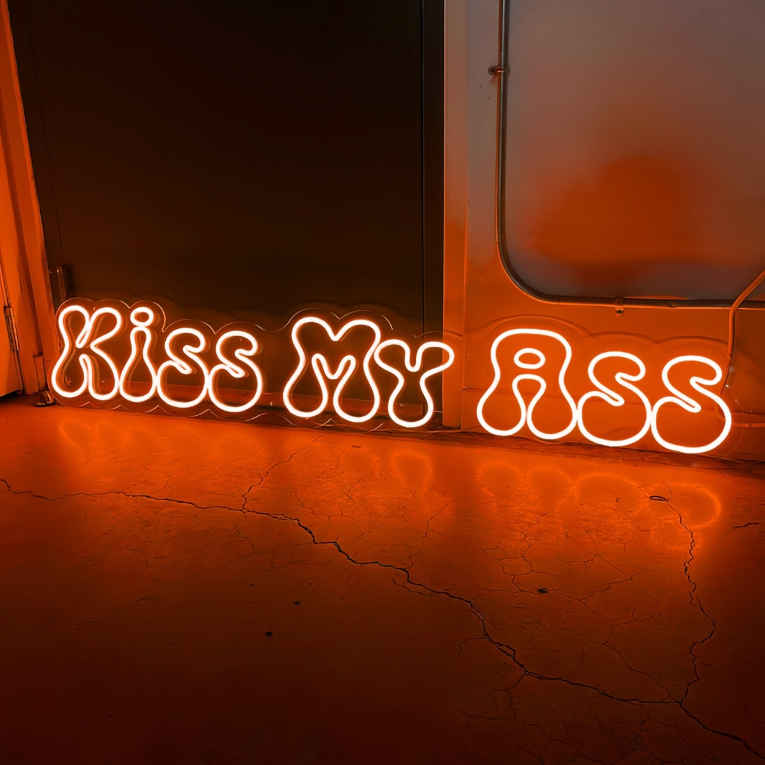 Kiss My Ass Neon Sign Add A Bold Statement To Your Space | Shineneon