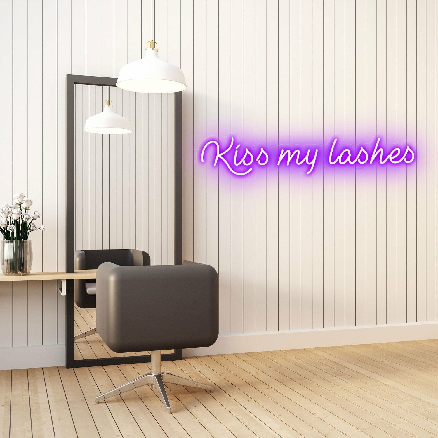 Kiss My Lashes Elevate Lash Beauty With Stylish Neon | Shineneon