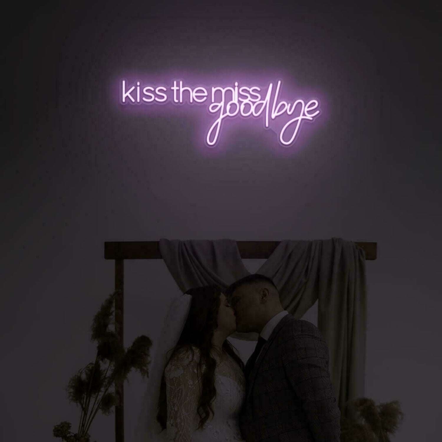 Kiss The Miss Goodbye Led Neon Sign | Shineneon
