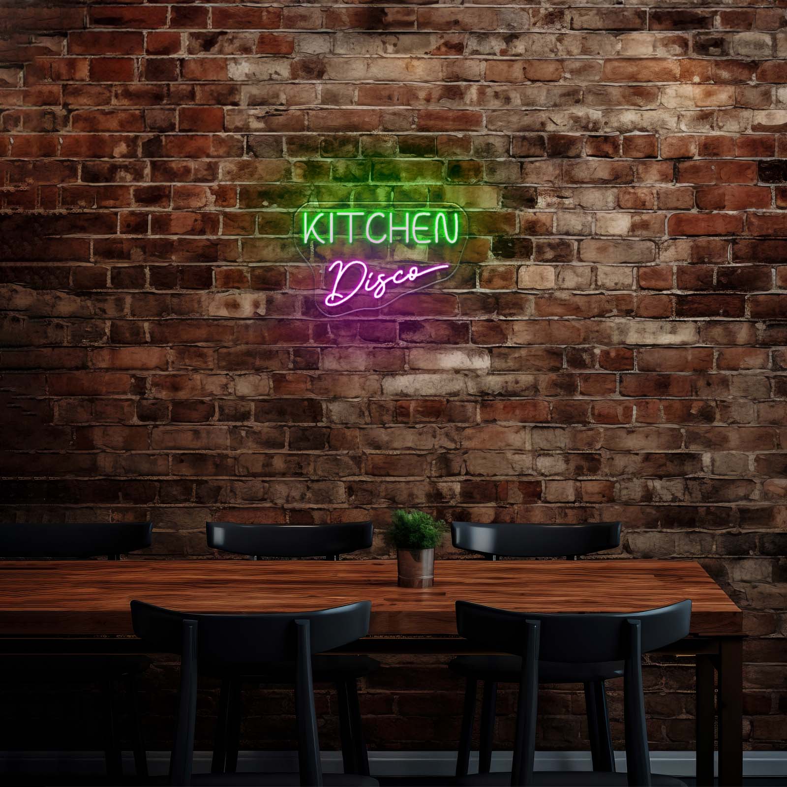 Kitchen Disco Neon Sign Disco Art Neon Sign For Sale