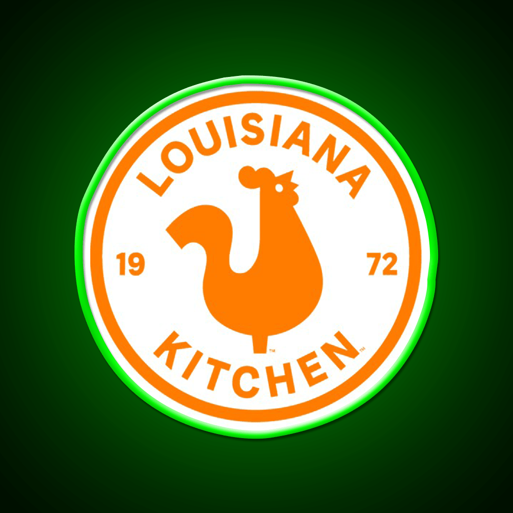 Kitchen Louisiana Popeyes Chicken Fast Food Led Neon Sign For Burger Place Rgb Color - Shineneon