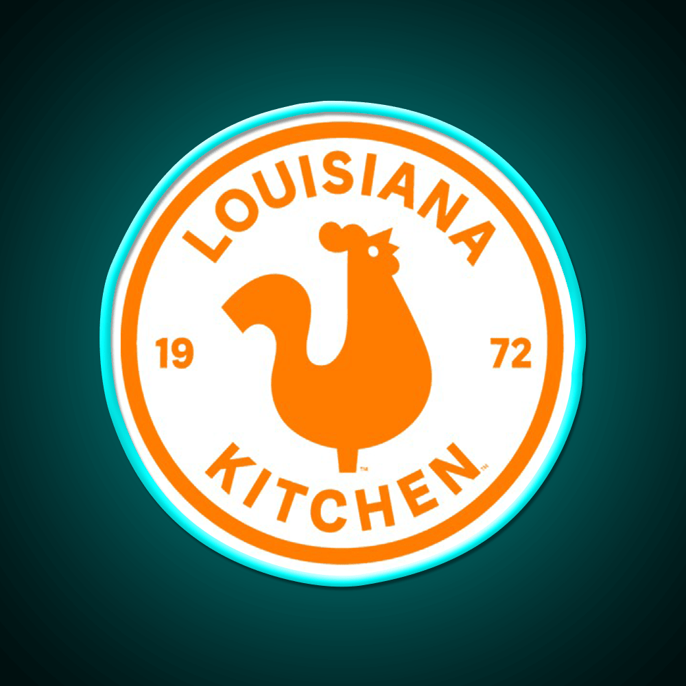 Kitchen Louisiana Popeyes Chicken Fast Food Led Neon Sign For Burger Place Rgb Color - Shineneon
