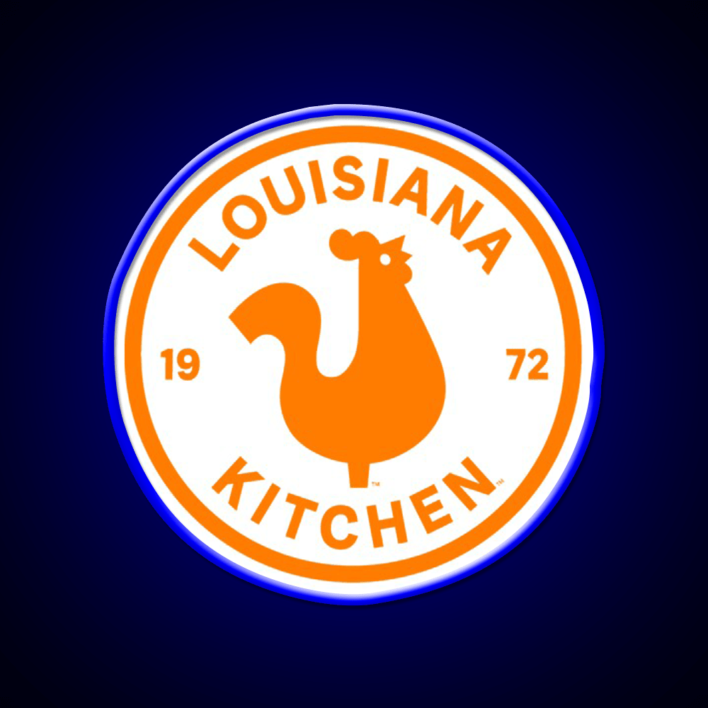 Kitchen Louisiana Popeyes Chicken Fast Food Led Neon Sign For Burger Place Rgb Color - Shineneon