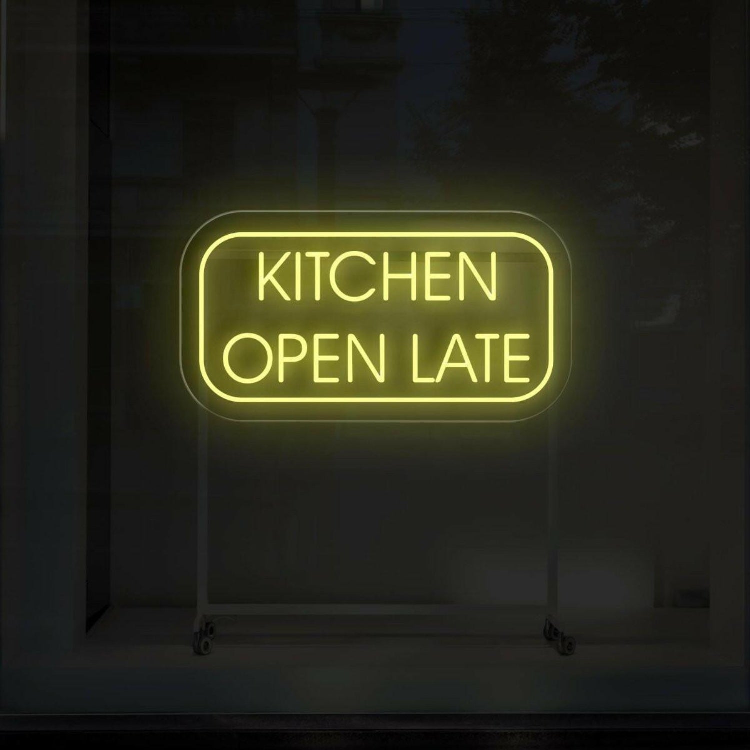 Kitchen Open Late Led Neon Sign | Shineneon