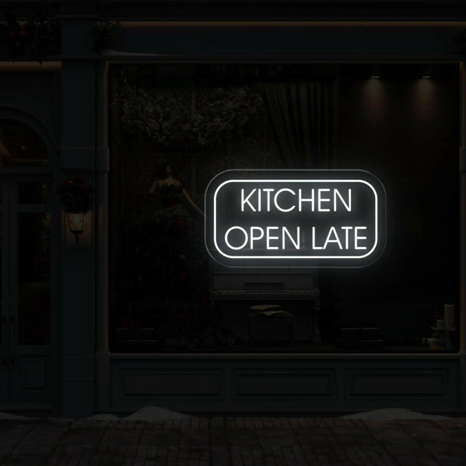 Kitchen Open Late Led Neon Sign | Shineneon
