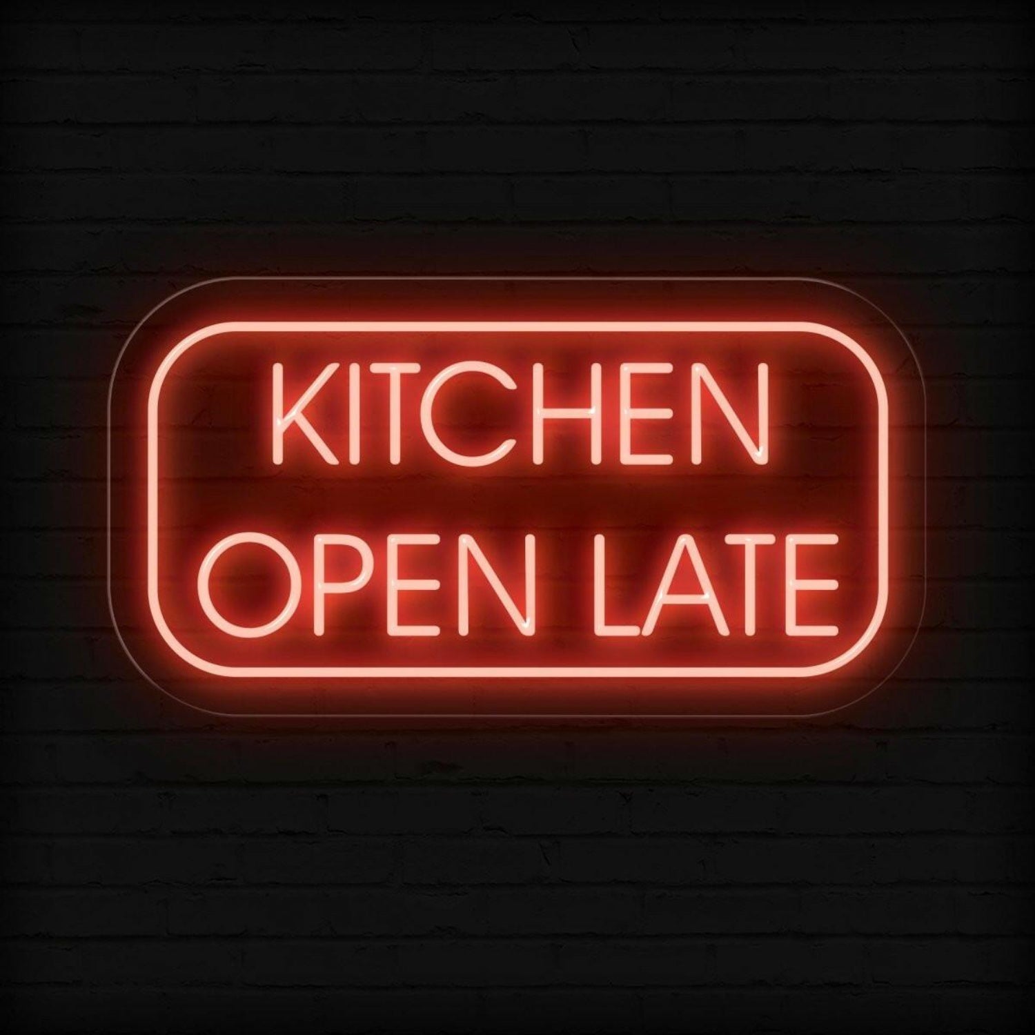 Kitchen Open Late Led Neon Sign | Shineneon