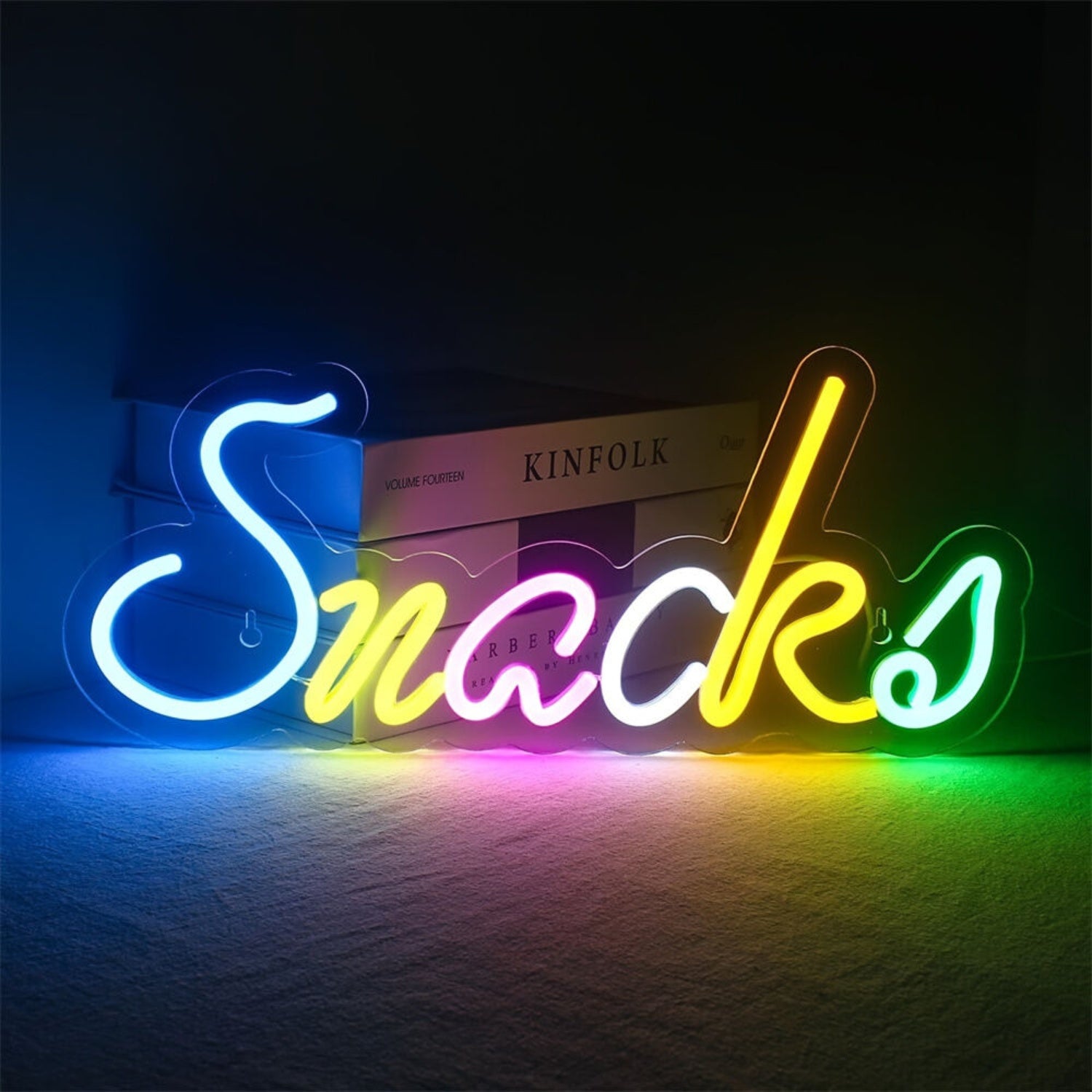 Kitchen Snack Bar Vibrant Snack Led Neon Sign | Shineneon