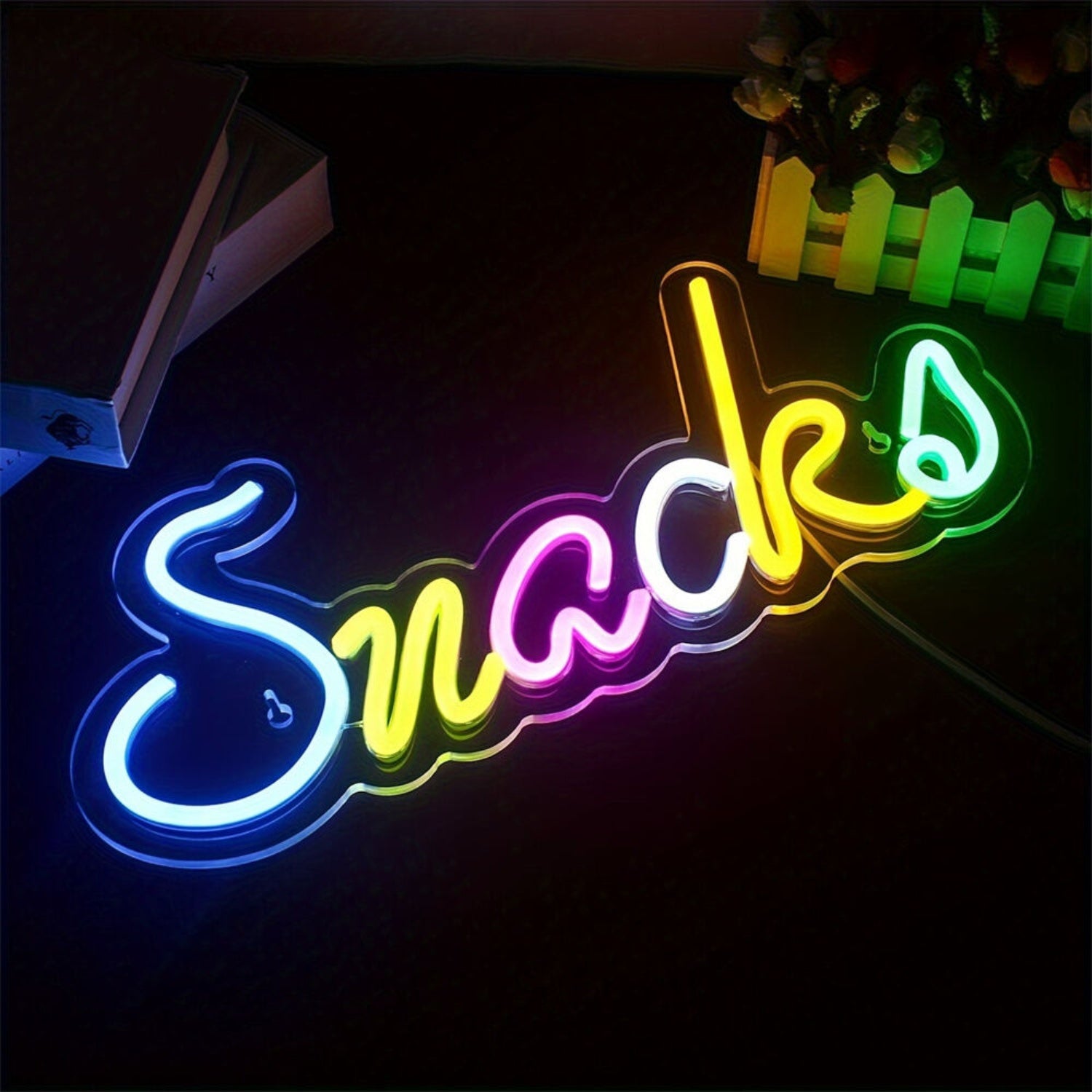 Kitchen Snack Bar Vibrant Snack Led Neon Sign | Shineneon