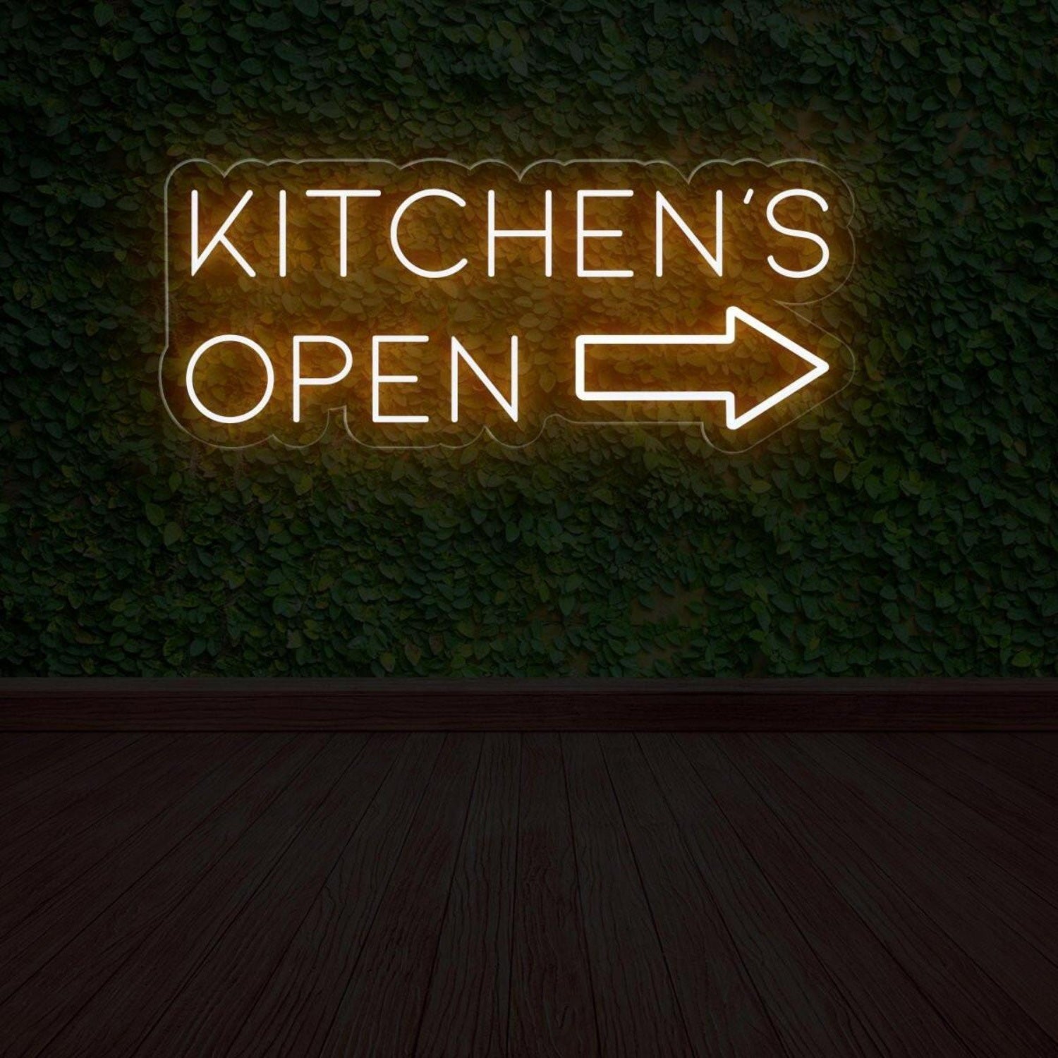 Kitchens Open Led Neon Sign With Arrow Design Modern Restaurant Cafe Decor | Shineneon