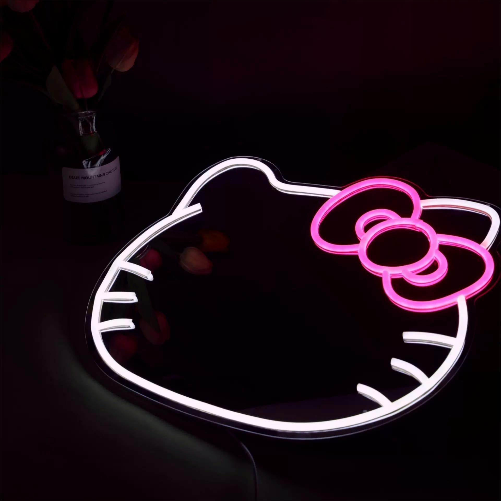 Kitty USB Neon Sign for Bedroom Christmas Gift and Wall Decor - Shineneon
