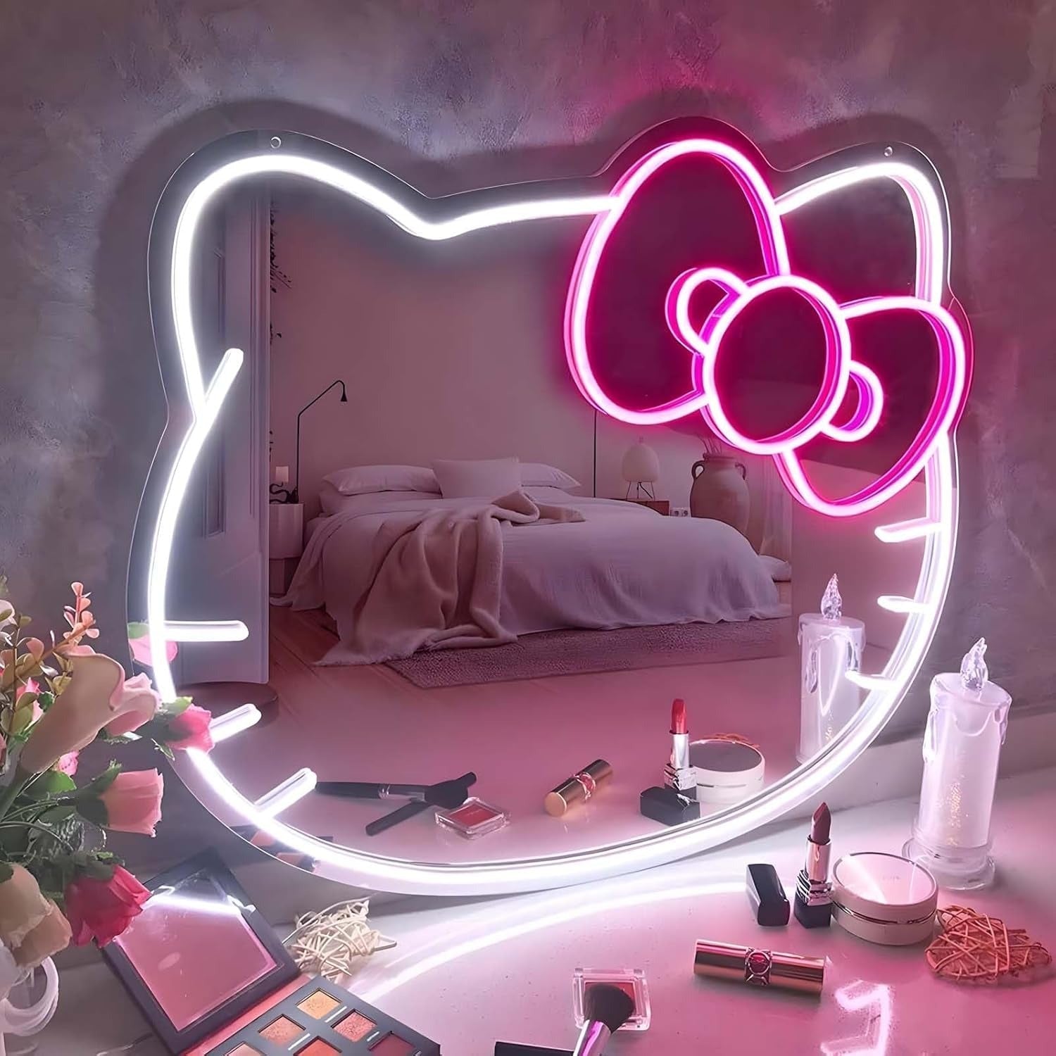 Kitty USB Neon Sign for Bedroom Christmas Gift and Wall Decor - Shineneon