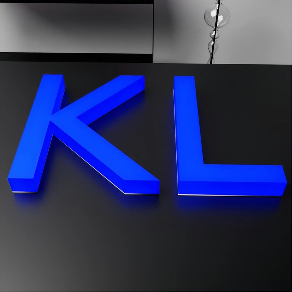 Kl 3D Frontlit And Backlit Channel Letter Led Light Sign