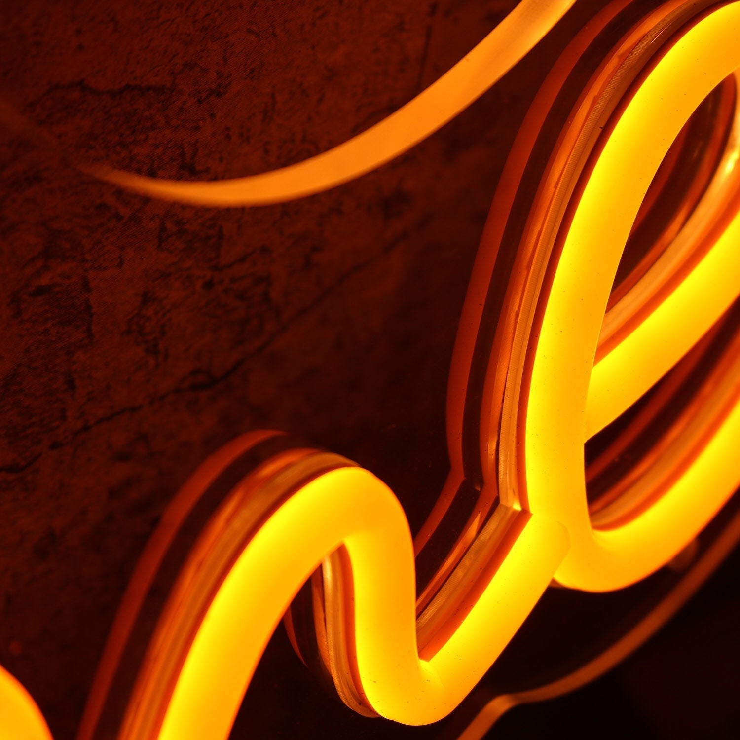 Knaleh Time Orange Led Neon Sign - Shineneon
