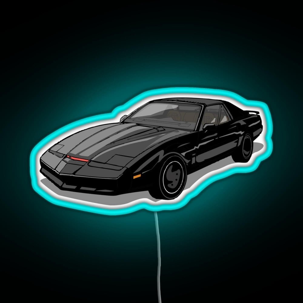 Knight Rider Kitt Car Rgb Led Neon Sign Pop Wall Art - Shineneon