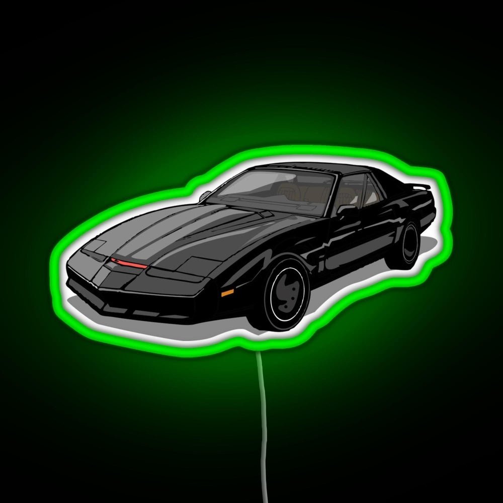 Knight Rider Kitt Car Rgb Led Neon Sign Pop Wall Art - Shineneon