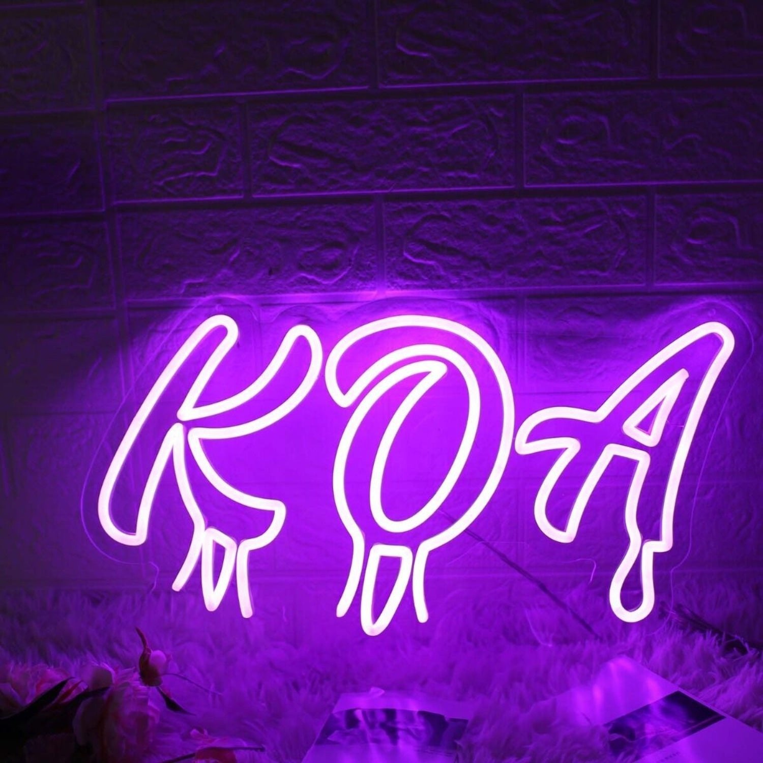 Koa Purple Led Neon Sign - Shineneon