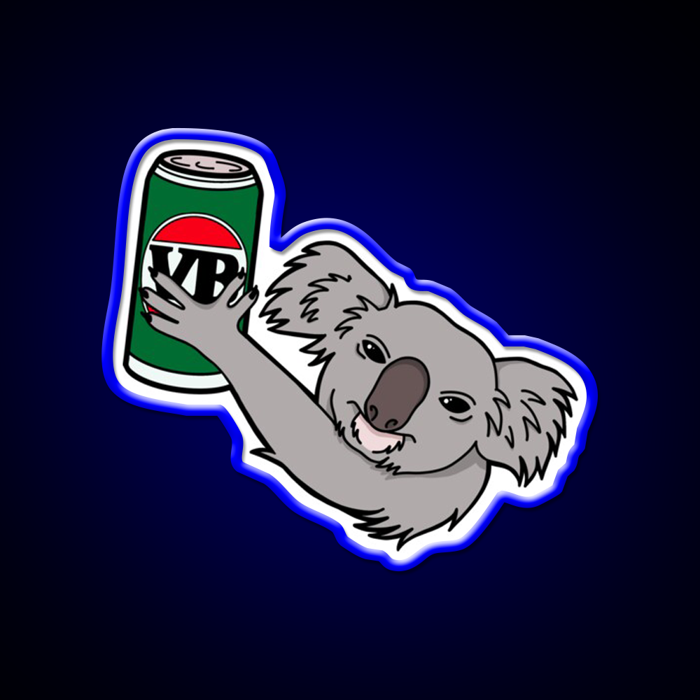 Koala Bitter Hand Grenade Aussie Beer Bar Decor Led Neon Sign Rgb Color - LED neon sign view 5