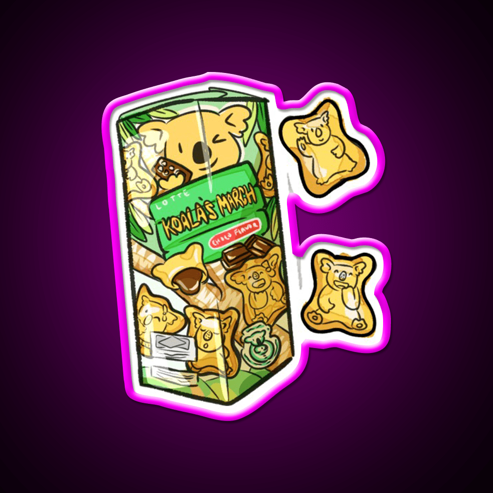 Koalas March Snack Food Led Neon Sign Rgb Color - Shineneon