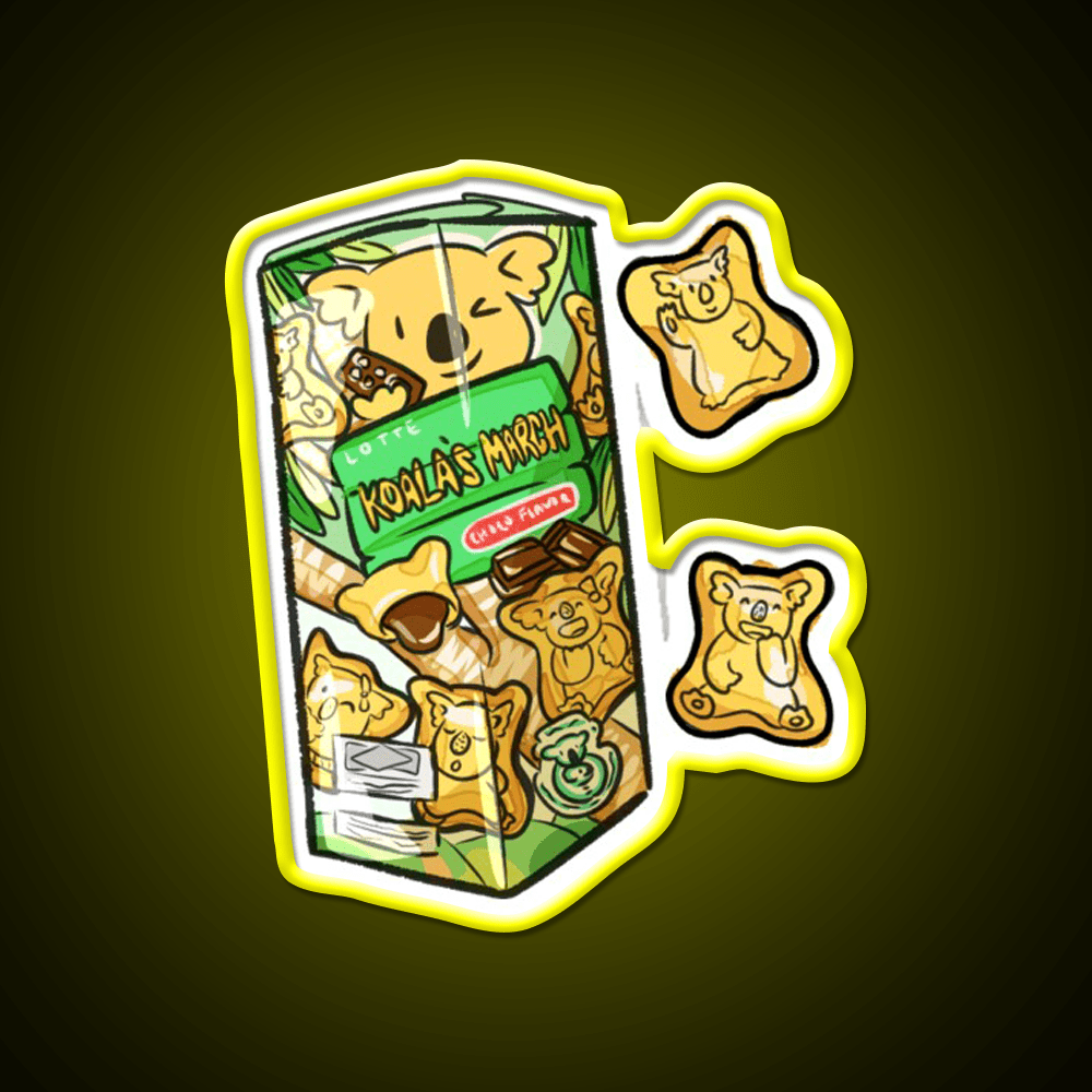 Koalas March Snack Food Led Neon Sign Rgb Color - Shineneon