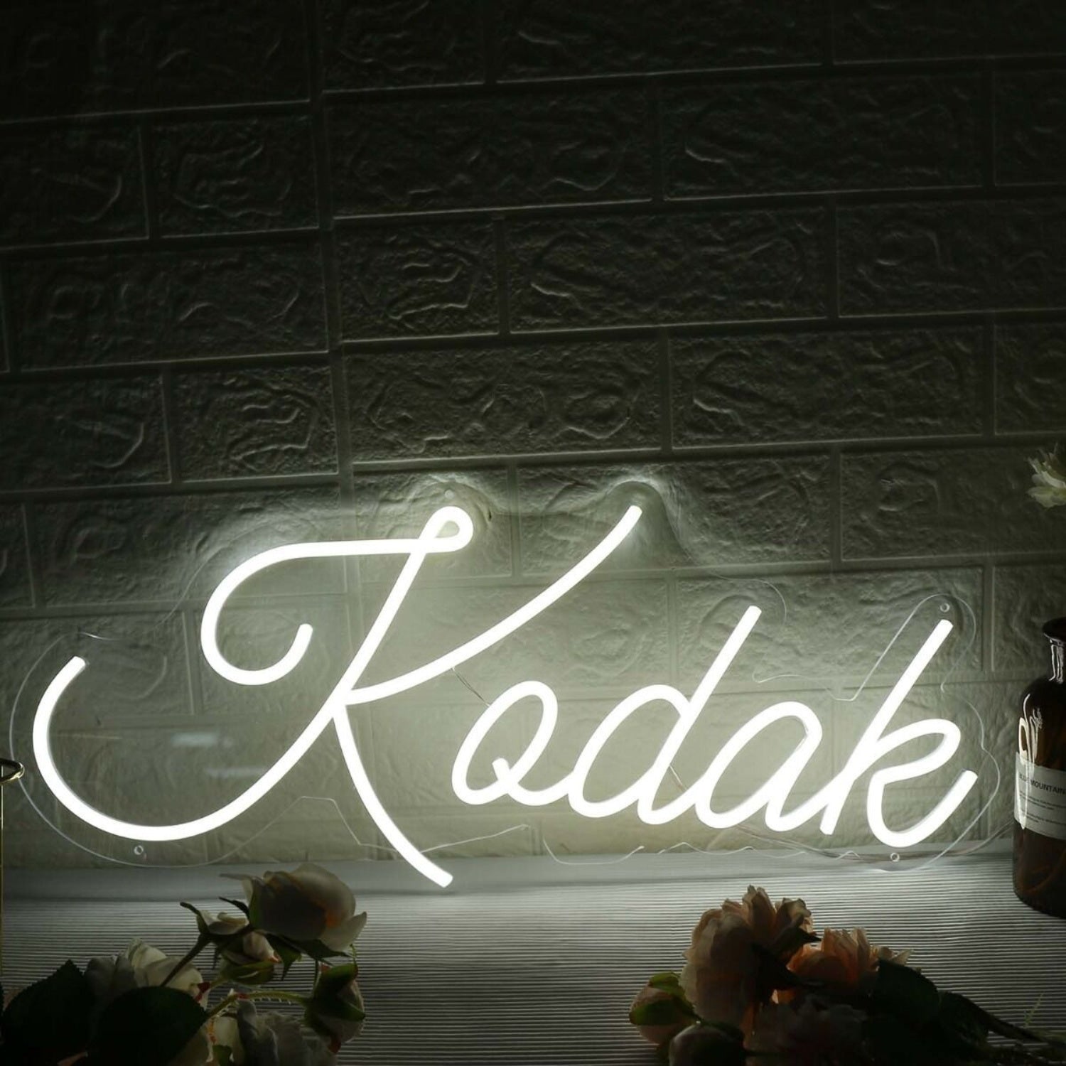 Kodak White Led Neon Sign - Shineneon