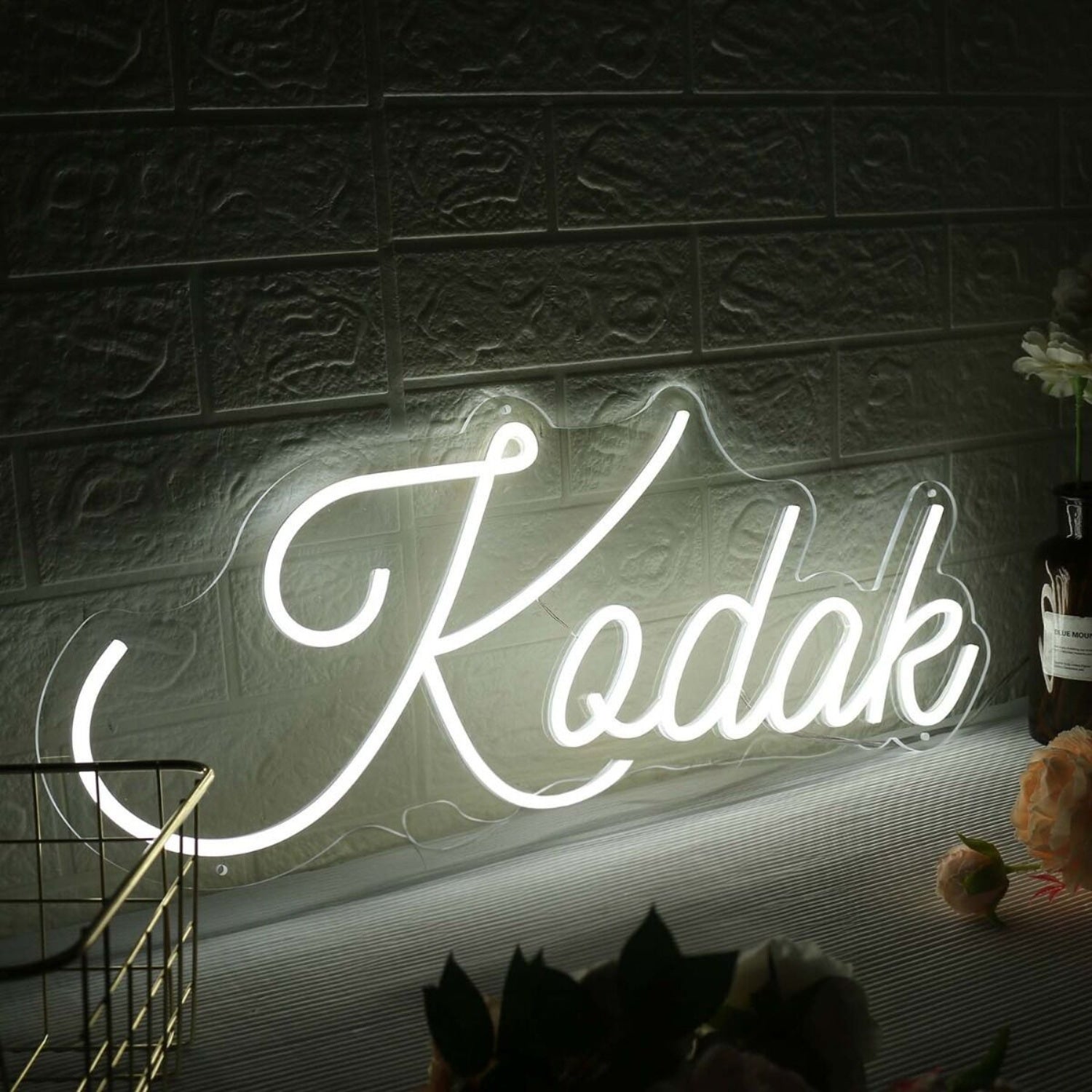 Kodak White Led Neon Sign - Shineneon