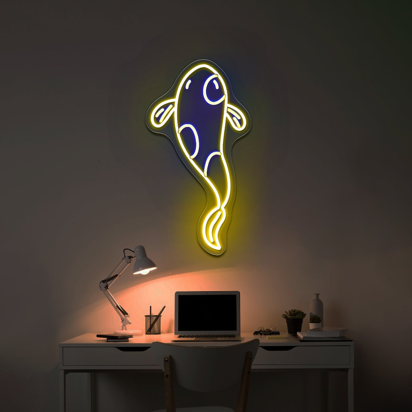 Koi Fish Cute Led Neon Signs For Wall Art - Shineneon