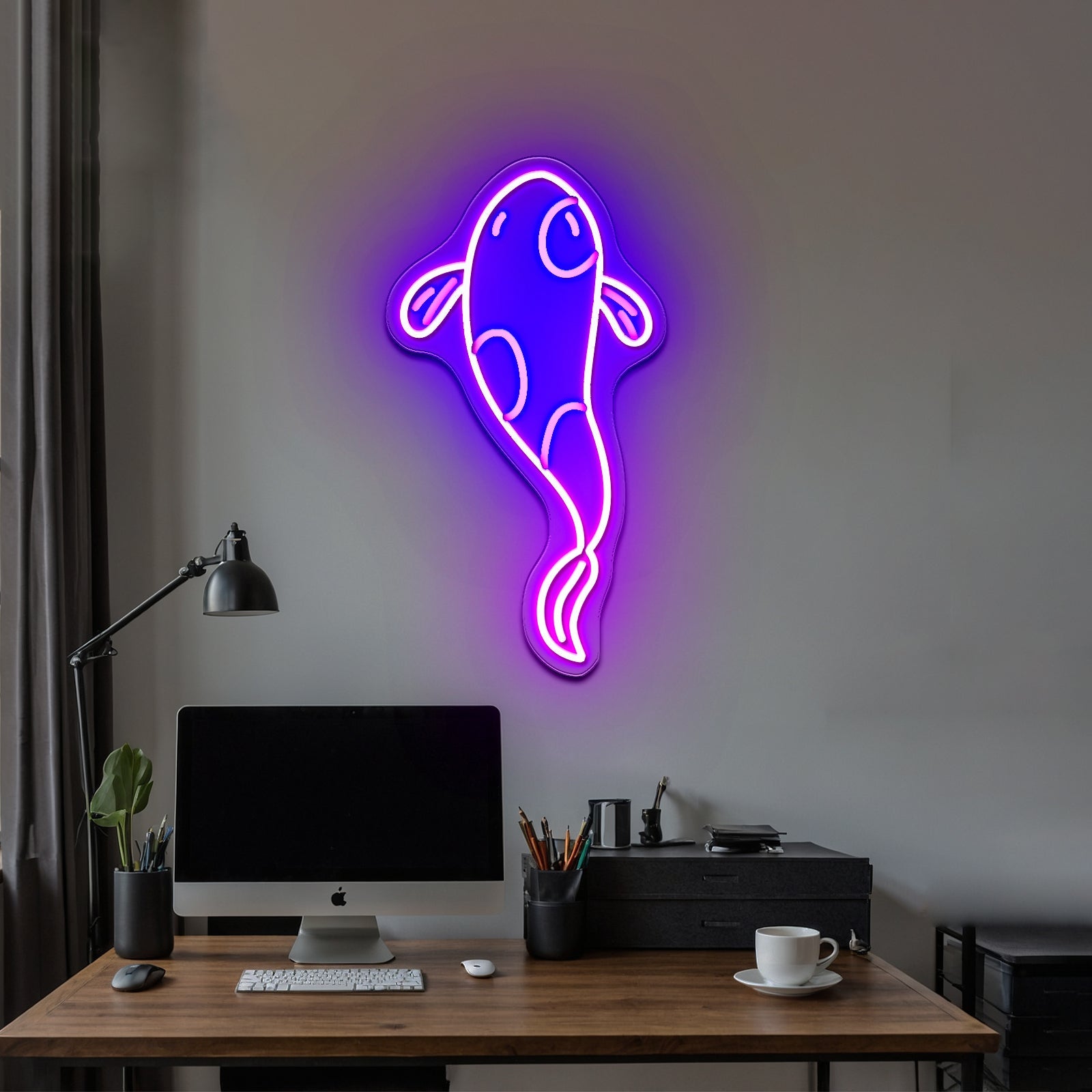 Koi Fish Cute Led Neon Signs For Wall Art - Shineneon