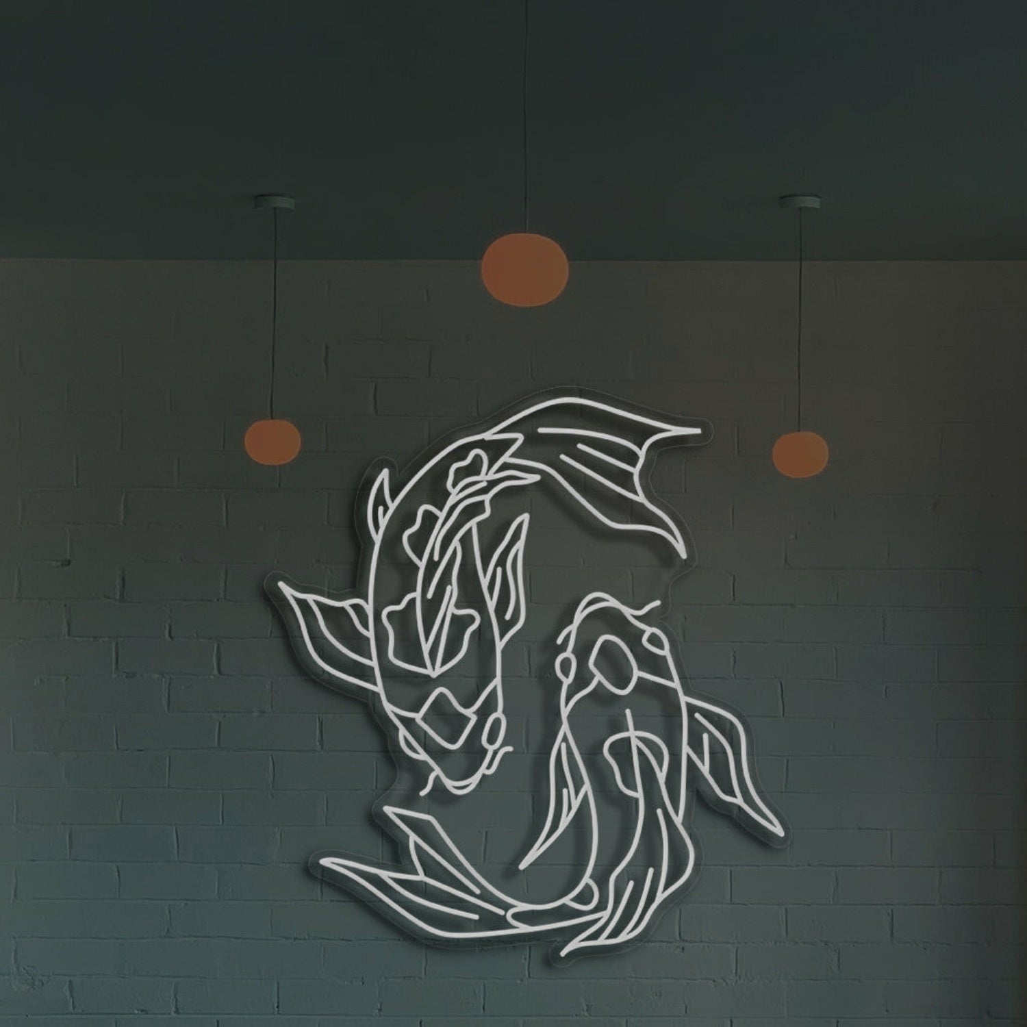 Koi Fish Neon Art Serenity And Grace For Tranquil Spaces - Shineneon
