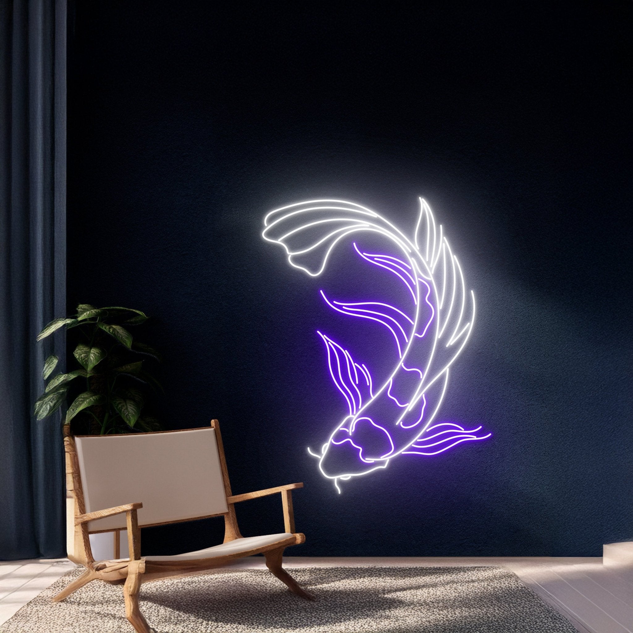Koi Fish Neon Sign - Shineneon
