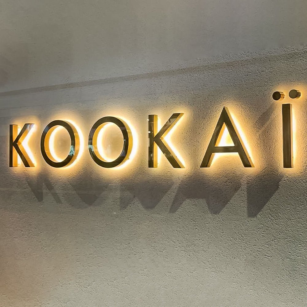 Kookai 3D Backlit Channel Letters Led Light Sign - Shineneon