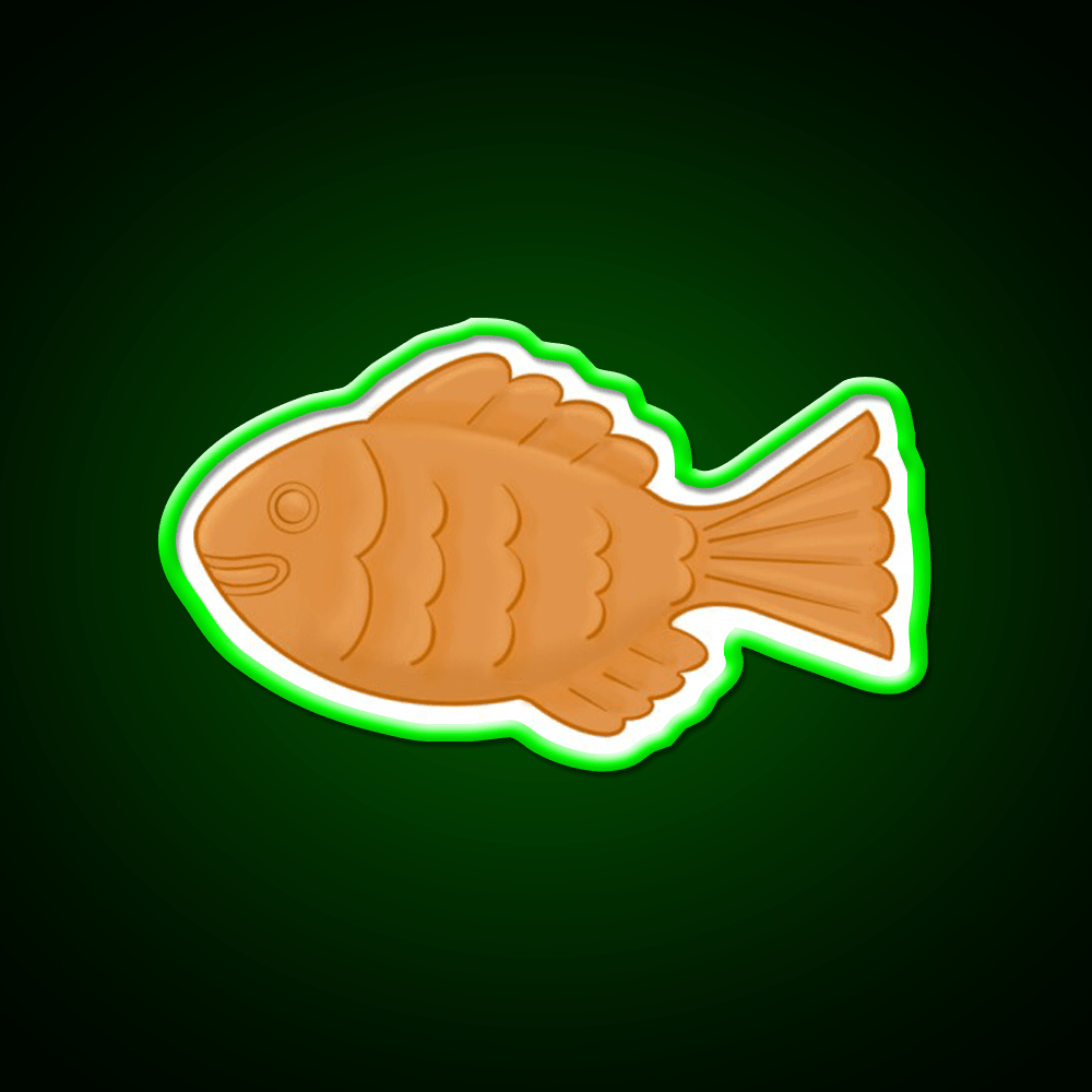 Korean Fish Bread Bungeoppang Snack Food Led Neon Sign Rgb Color - Shineneon