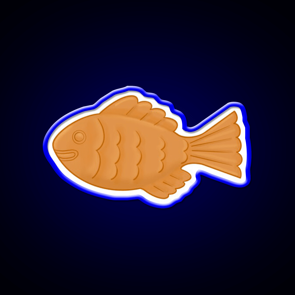 Korean Fish Bread Bungeoppang Snack Food Led Neon Sign Rgb Color - Shineneon