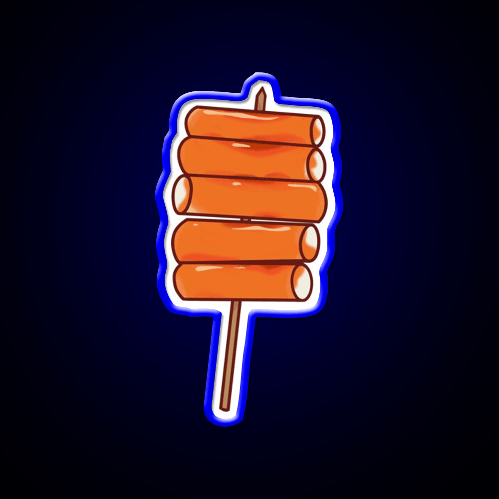 Korean Tteokbokki Spicy Rice Cake Snack Food Led Neon Sign Rgb Color - Shineneon