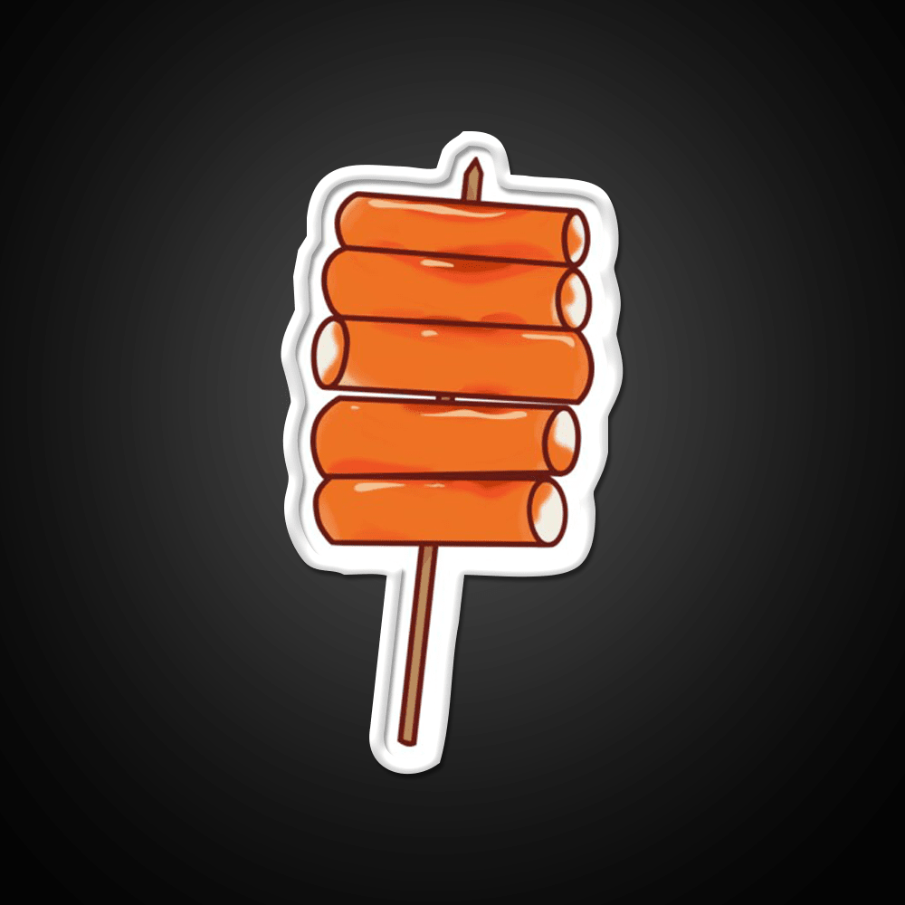 Korean Tteokbokki Spicy Rice Cake Snack Food Led Neon Sign Rgb Color - Shineneon