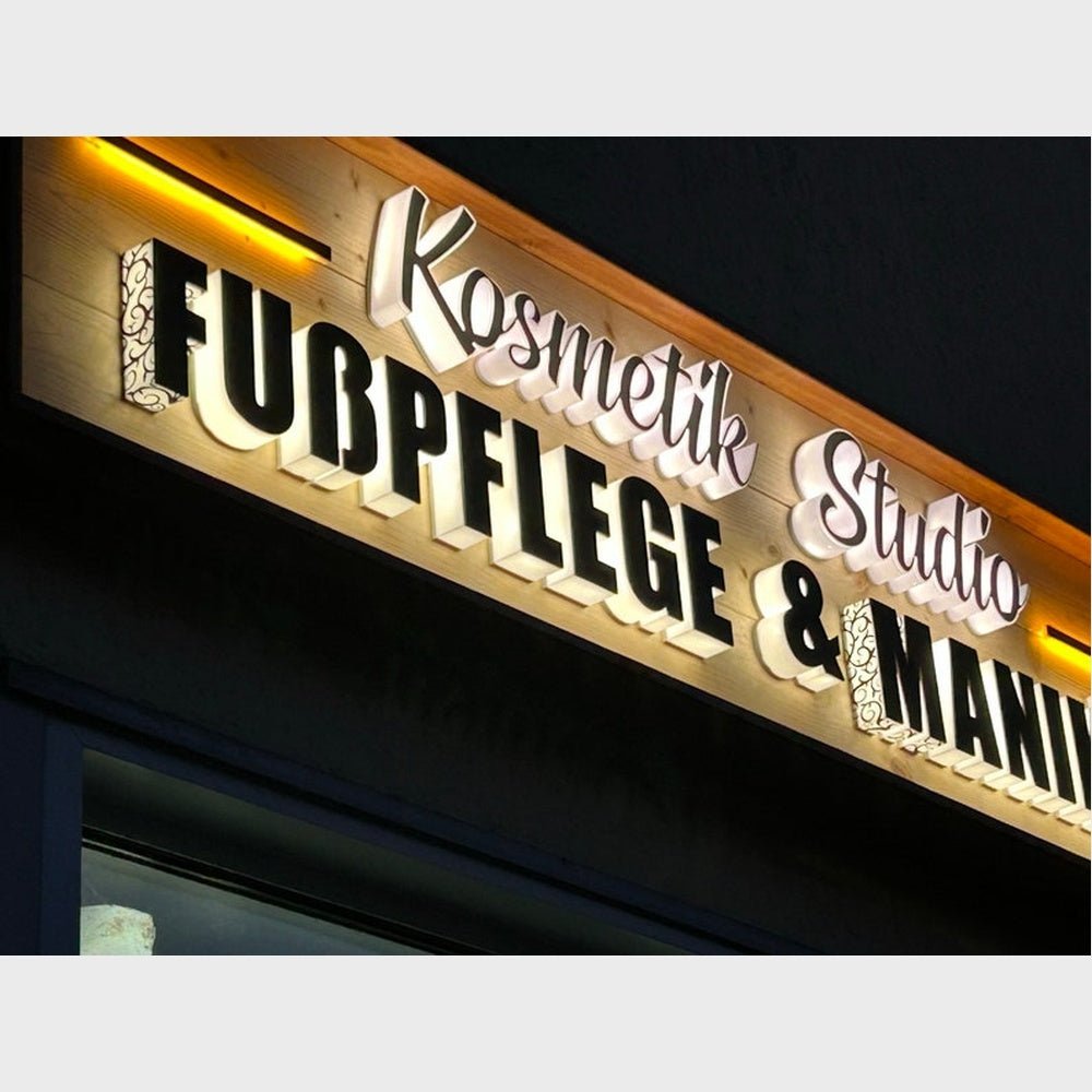 Kosmetik Studio 3D Backlit Channel Letters Led Light Sign - Shineneon