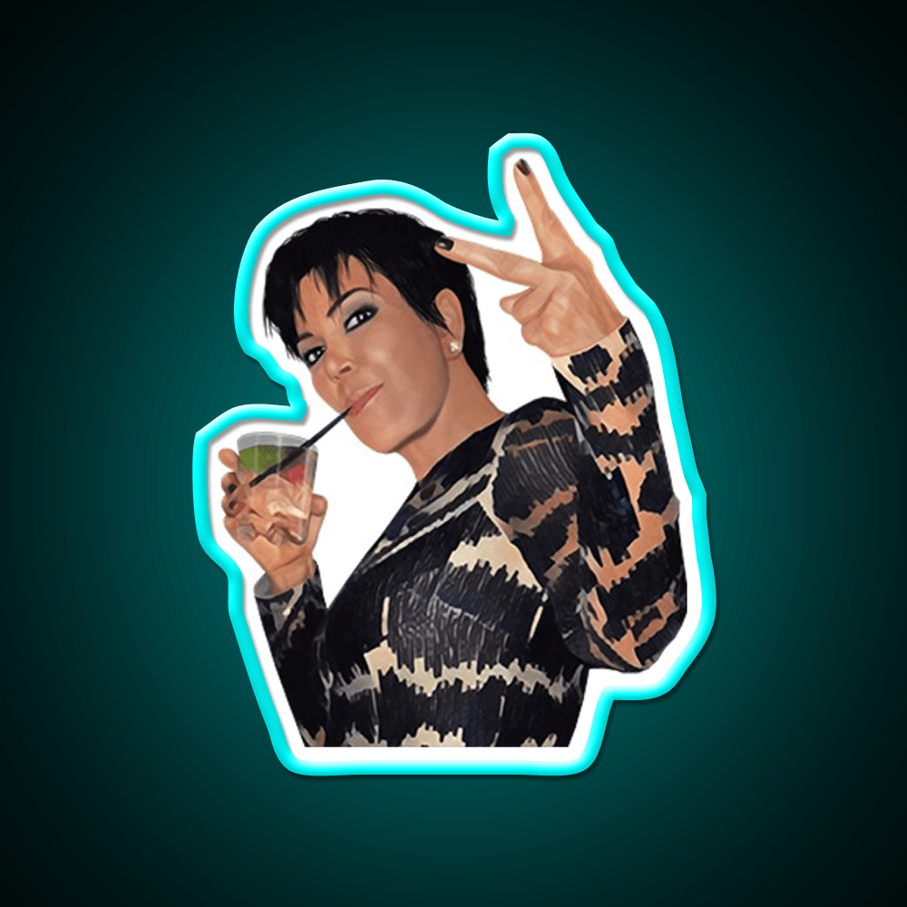 Kris Jenner Party Drink Tequila Led Neon Sign Rgb Color - Shineneon