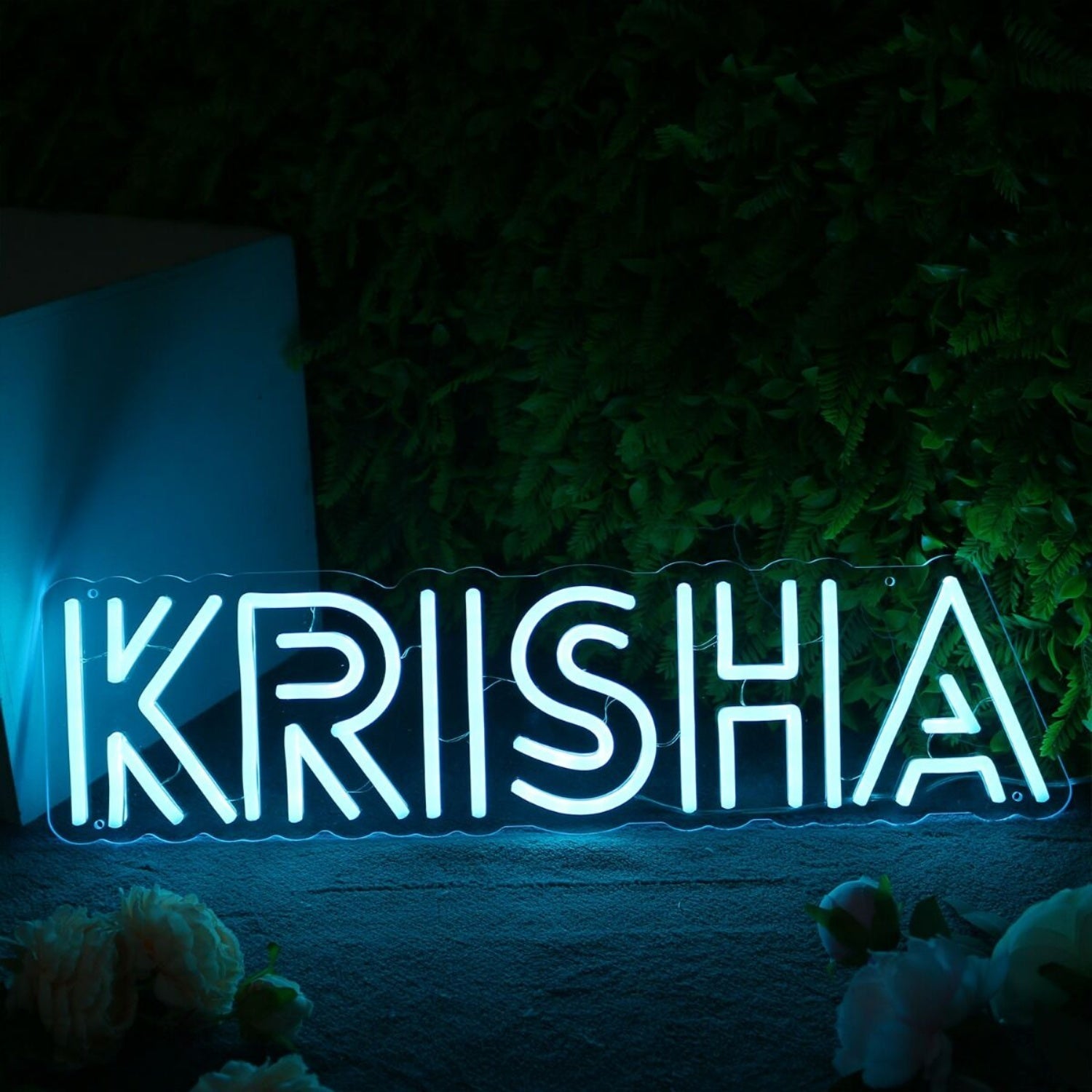 Krisha Blue Led Neon Sign - Shineneon