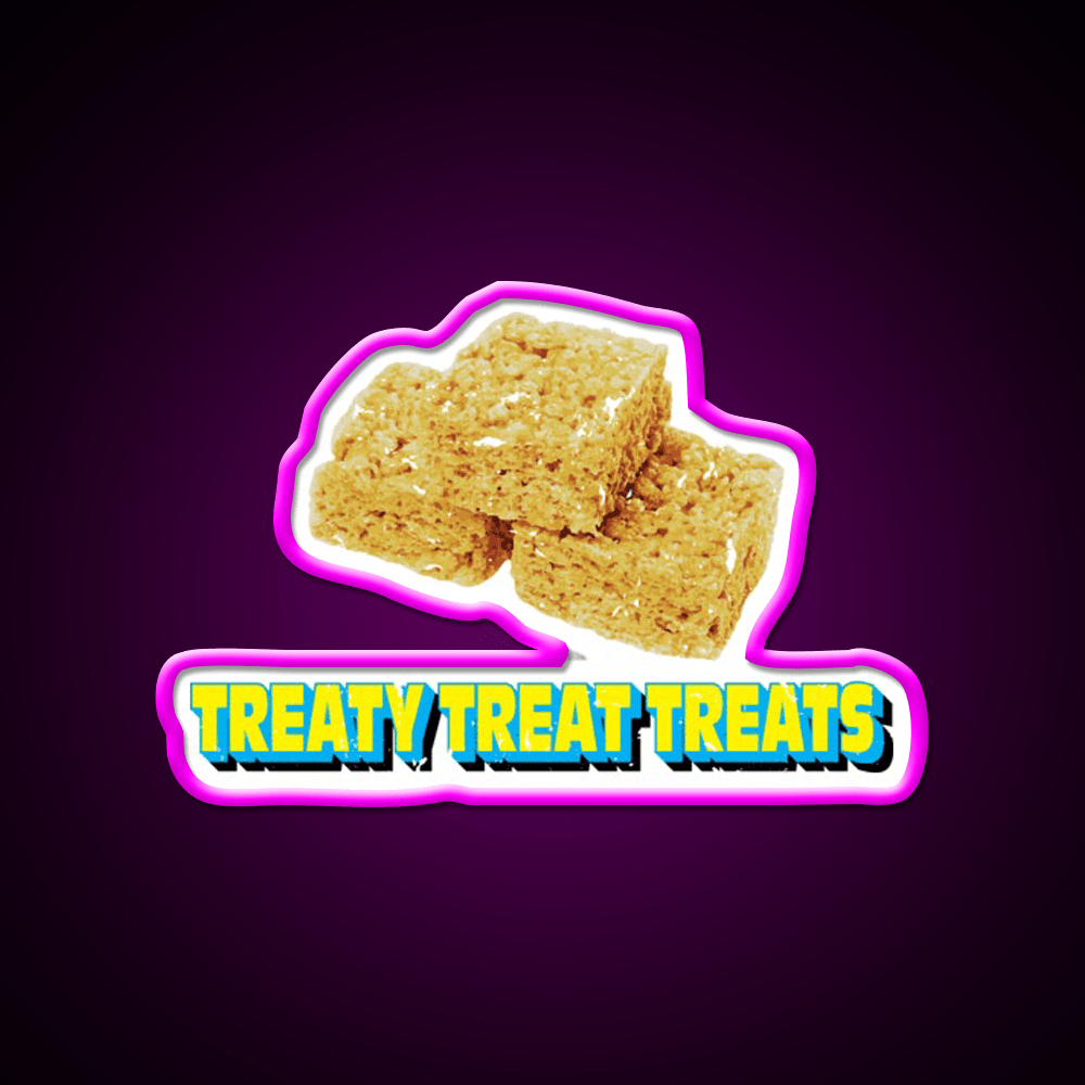 Krispy Treats Fast Food Led Neon Sign For Burger Place Rgb Color - Shineneon