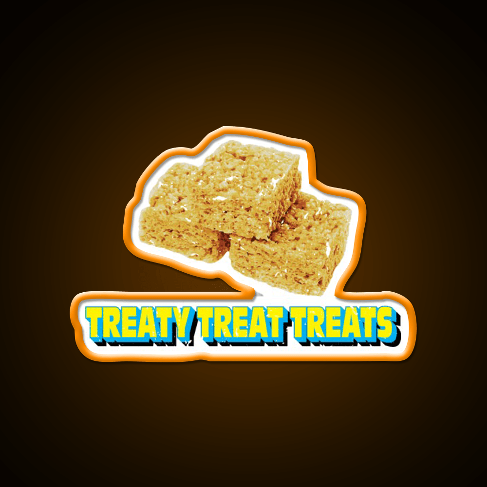Krispy Treats Fast Food Led Neon Sign For Burger Place Rgb Color - Shineneon