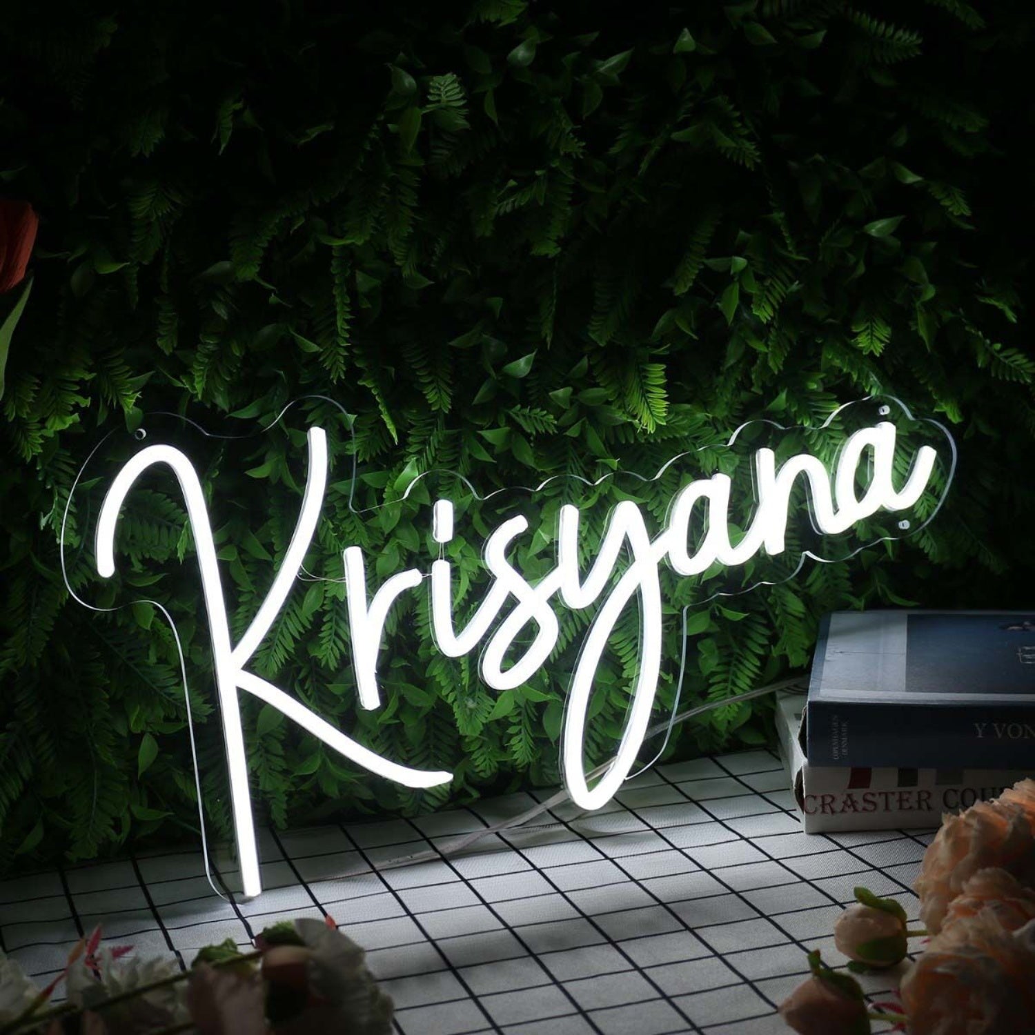 Krisyana White Led Neon Sign - Shineneon