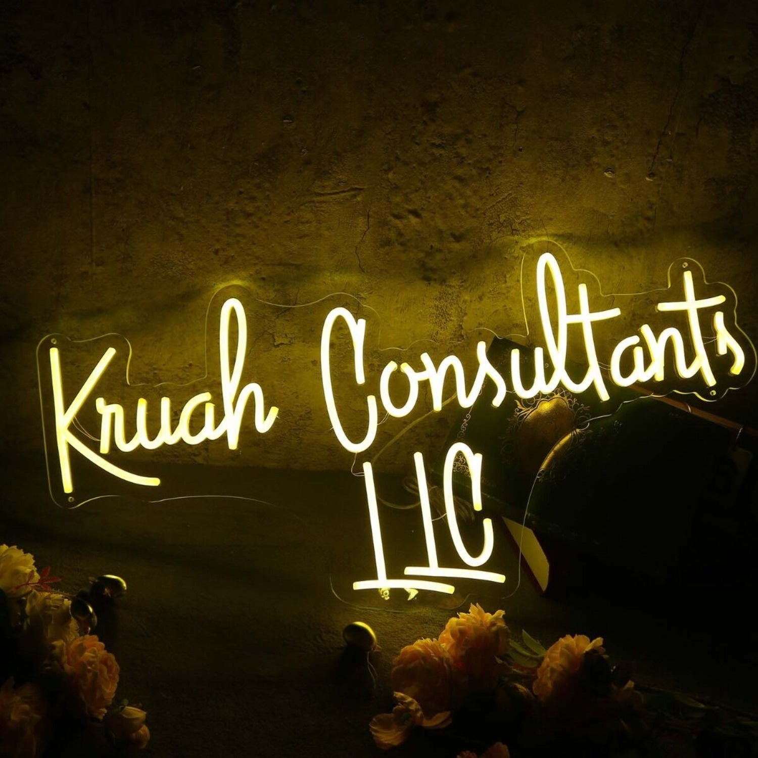 Kruah Consultants Llc Yellow Led Neon Sign - Shineneon