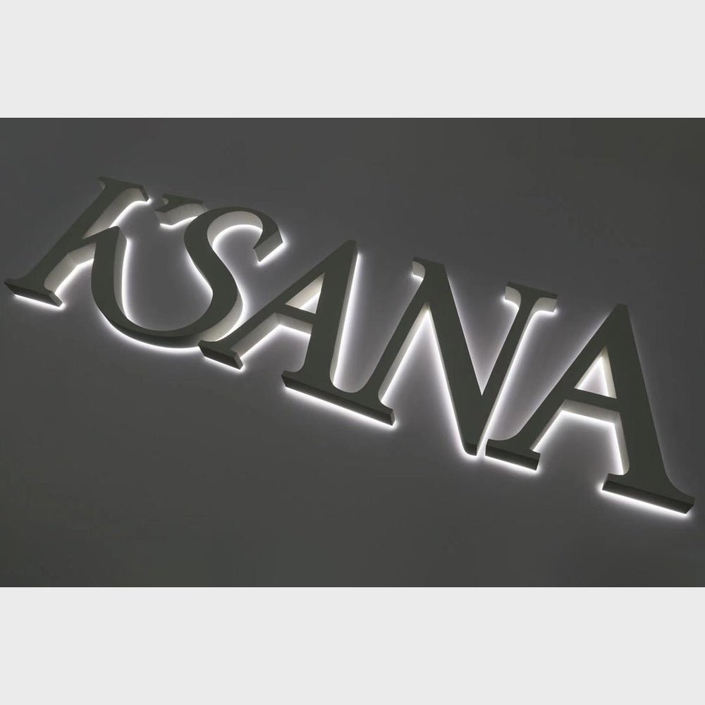 Ksana 3D Backlit Channel Letters Led Light Sign - Shineneon