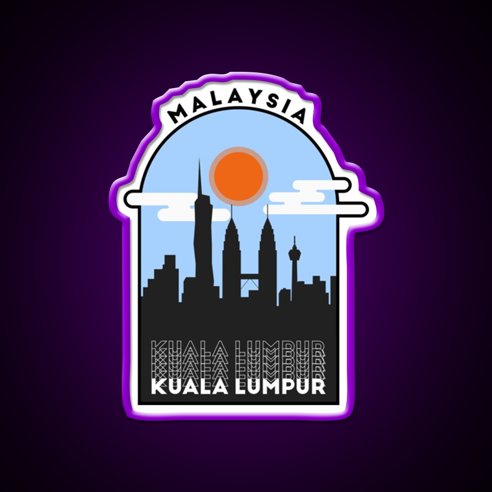 Kuala Lumpur Malaysia Asian Cultural Led Neon Sign Rgb Color