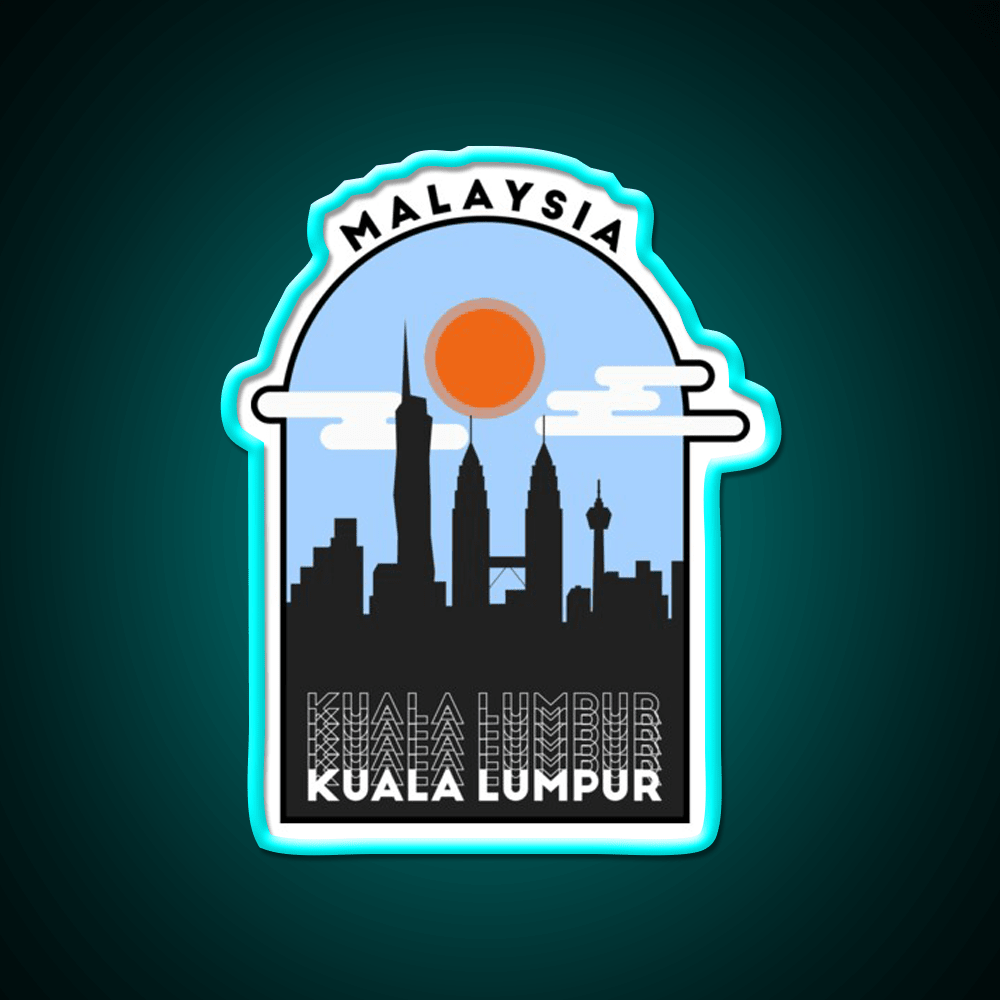 Kuala Lumpur Malaysia Asian Cultural Led Neon Sign Rgb Color - Shineneon