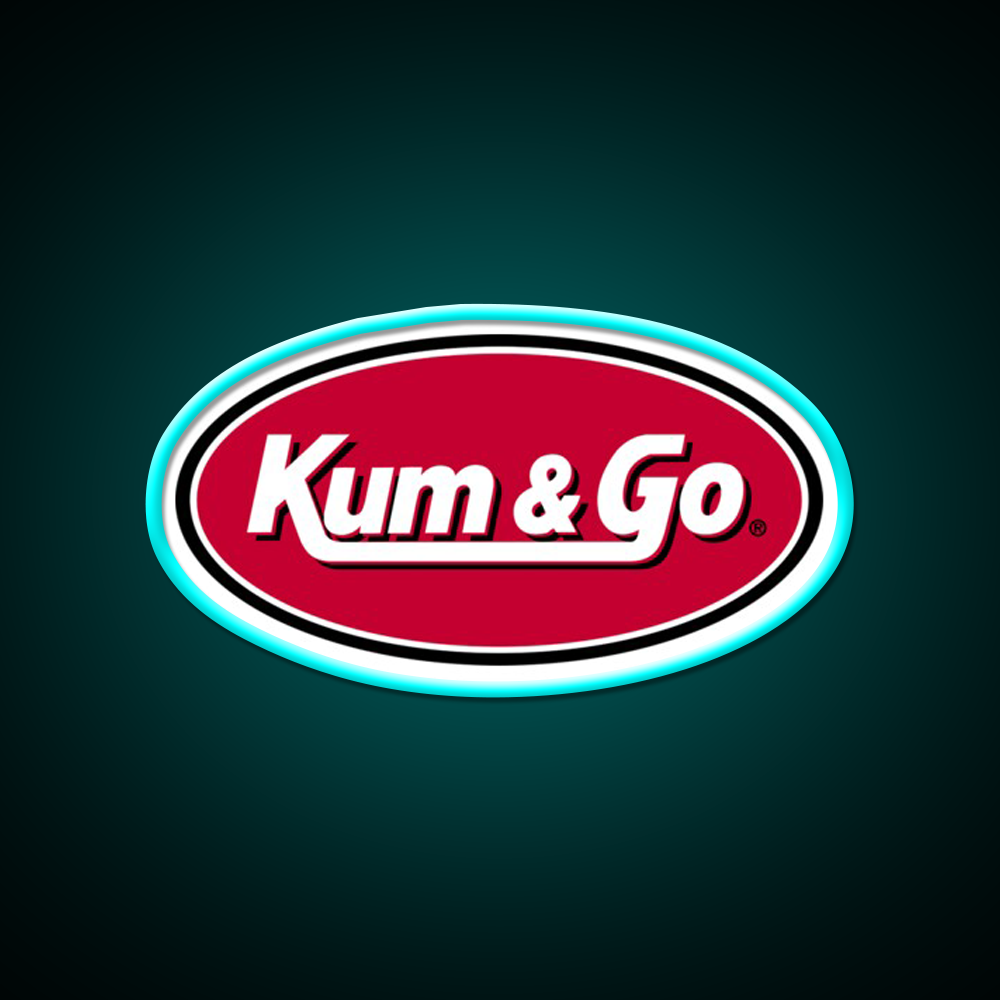 Kum Go Fast Food Led Neon Sign For Burger Place Rgb Color