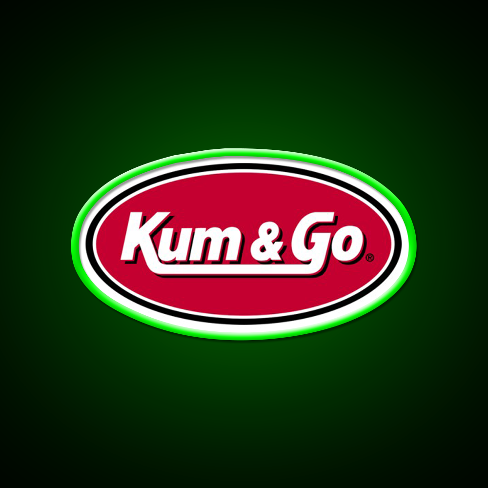 Kum Go Fast Food Led Neon Sign For Burger Place Rgb Color